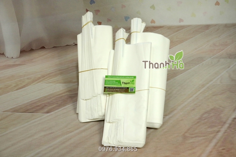 Quy cách đóng gói túi giấy sáp trắng 100 túi/ bó