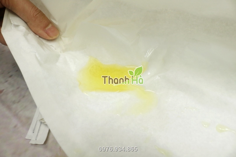 Sản phẩm chống thấm nước nhờ lớp sáp phủ ngoài bề mặt của túi