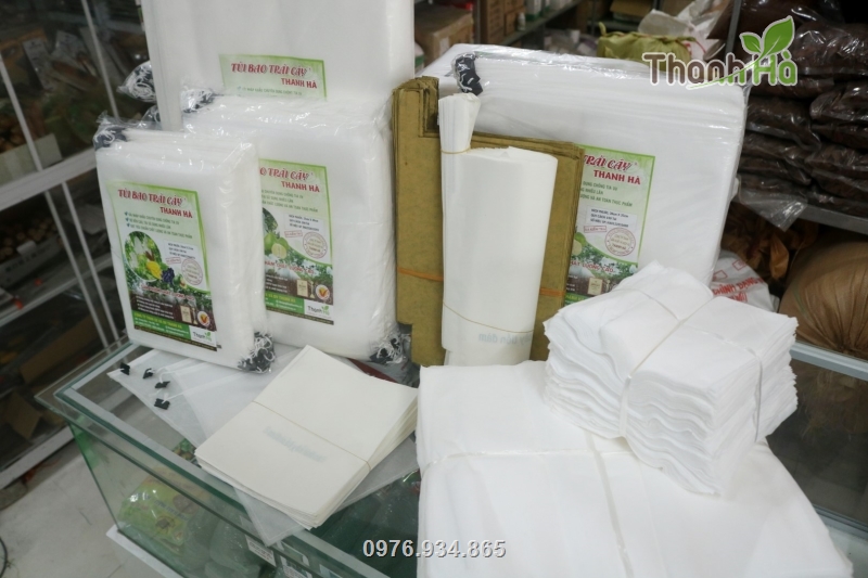 Sản phẩm túi bao trái của thương hiệu Thanh Hà được bày bán rộng rãi tại các cửa hàng
