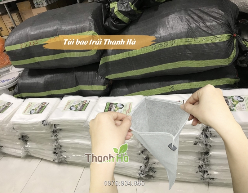 Thanh Hà - Nhà sản xuất trực tiếp túi vải bọc trái cây số lượng lớn